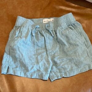 Abercrombie Kids Light Blue Linen Blend Shorts - Size 7/8